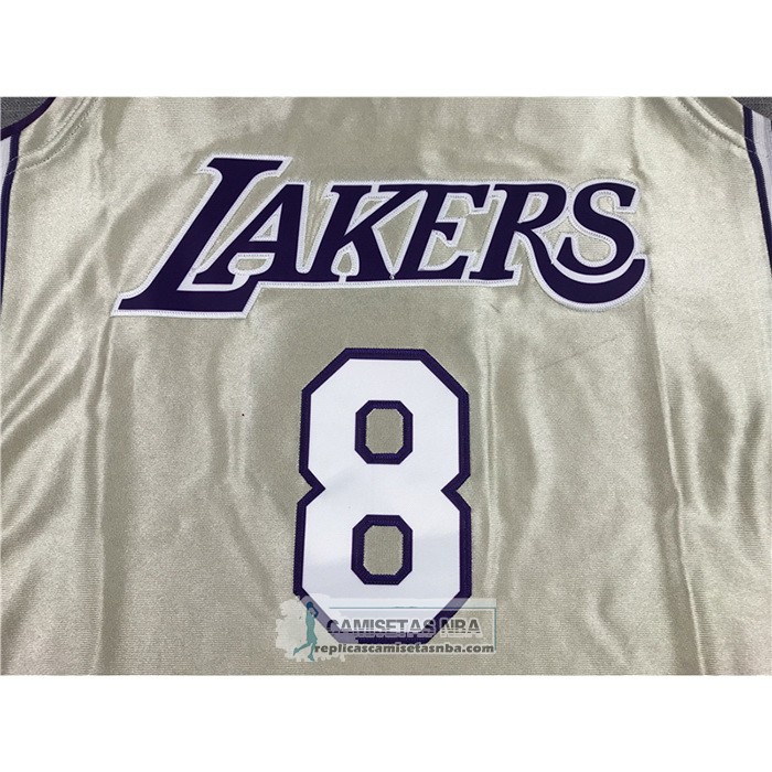 Camiseta Los Angeles Lakers Kobe Bryant Hardwood Classics Hall Of Fame 2020 Oro